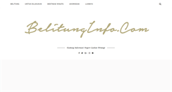 Desktop Screenshot of belitunginfo.com